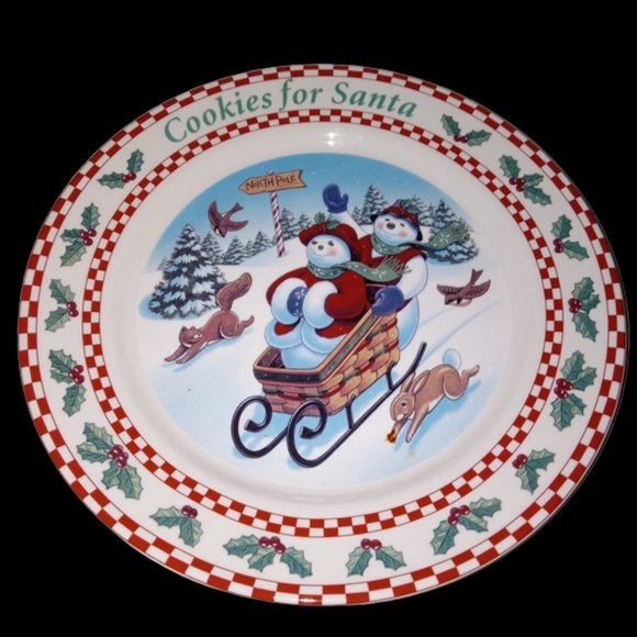 Longaberger Christmas “Milk & Cookies for Santa” gift set 1998 Vintage New - Picture 4 of 6